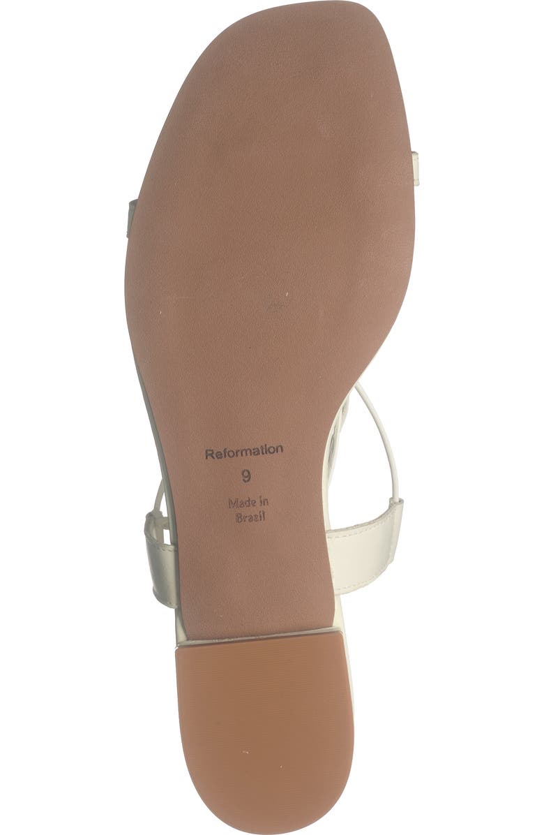 Reformation Alize Lace-Up Sandal, Alternate, color,