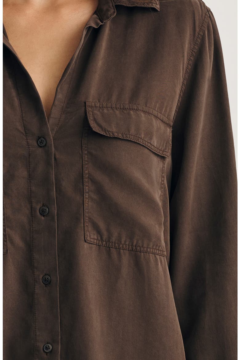 Luxe Touch Relaxed Fit Button-Up Shirt, Alternate, color, BRACKEN