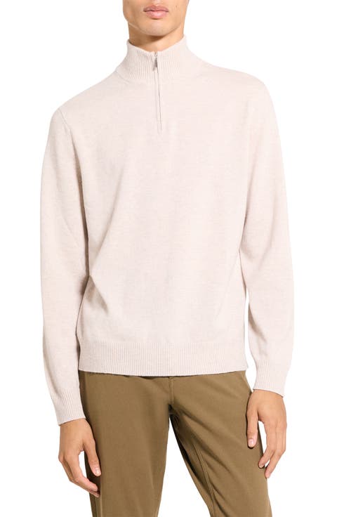 Hilles Quarter Zip Cashmere Sweater
