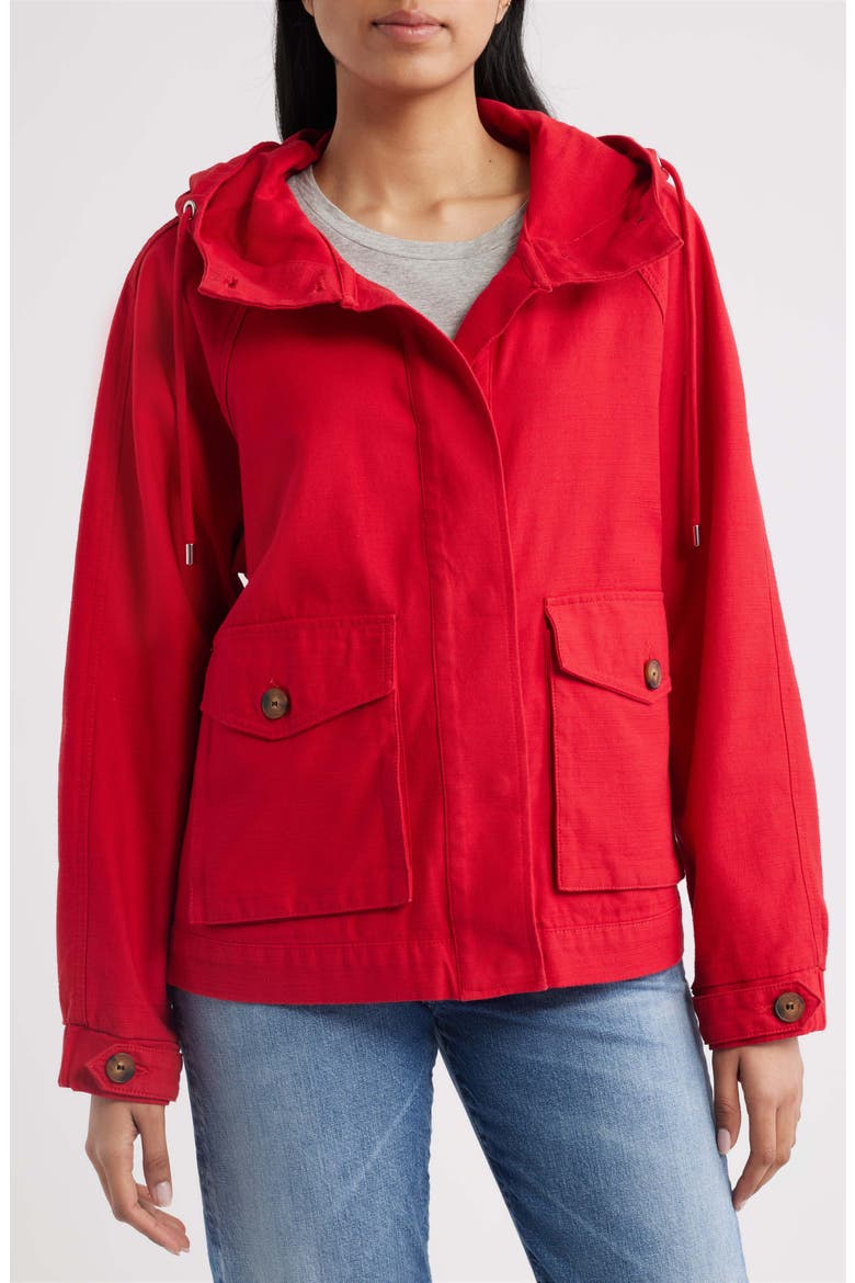 Tango Hooded Jacket, Alternate, color, TANGO RED