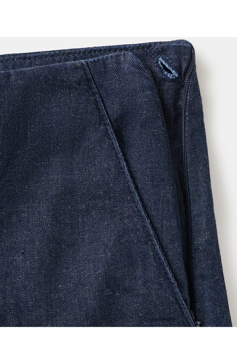 MANGO Flat Front Jeans, Alternate, color, Open Blue