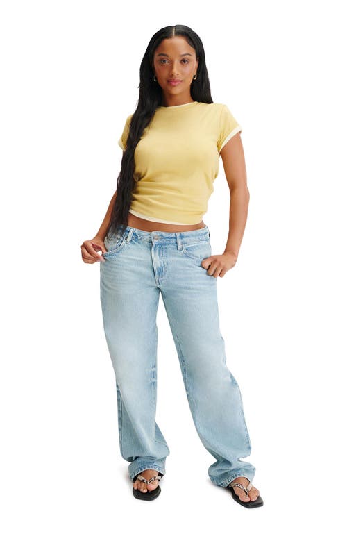 Cotton On Curvy Low Rise Straight Jean In Blue