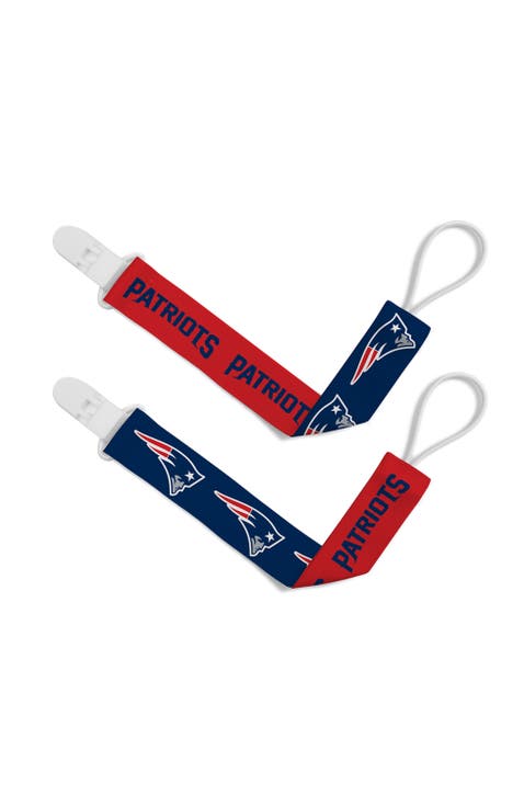 New England Patriots Pacifier Clip 2Pack