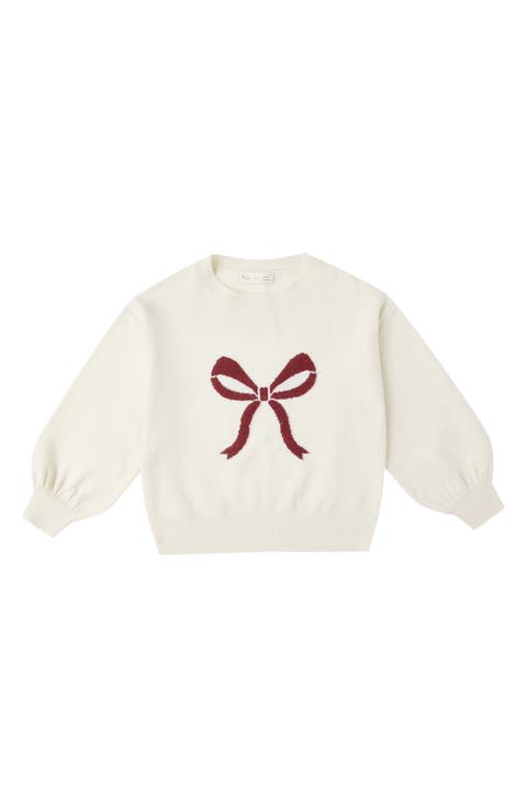 Bow Jacquard Sweater (Baby)