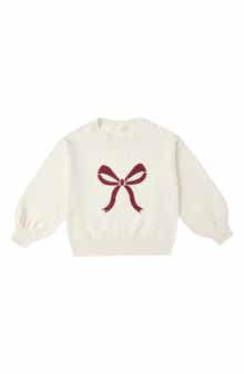 Bow Jacquard Sweater