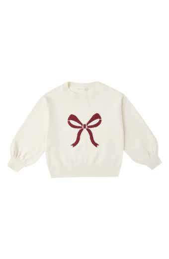 Bow Jacquard Sweater