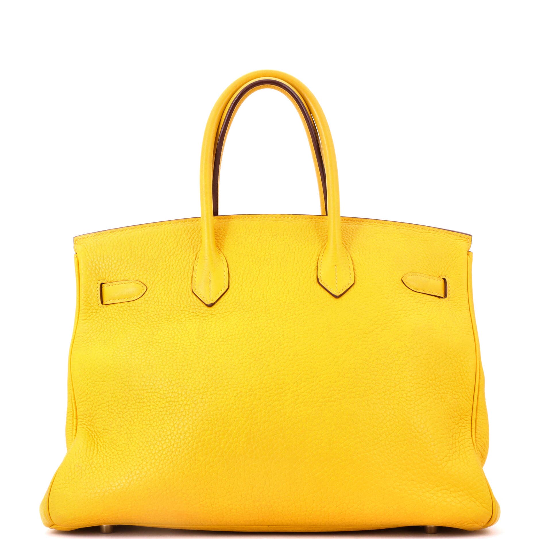 Pre-Owned Hermes Birkin Handbag Yellow Togo with Gold Hardware 35, Alternate, color, Soleil