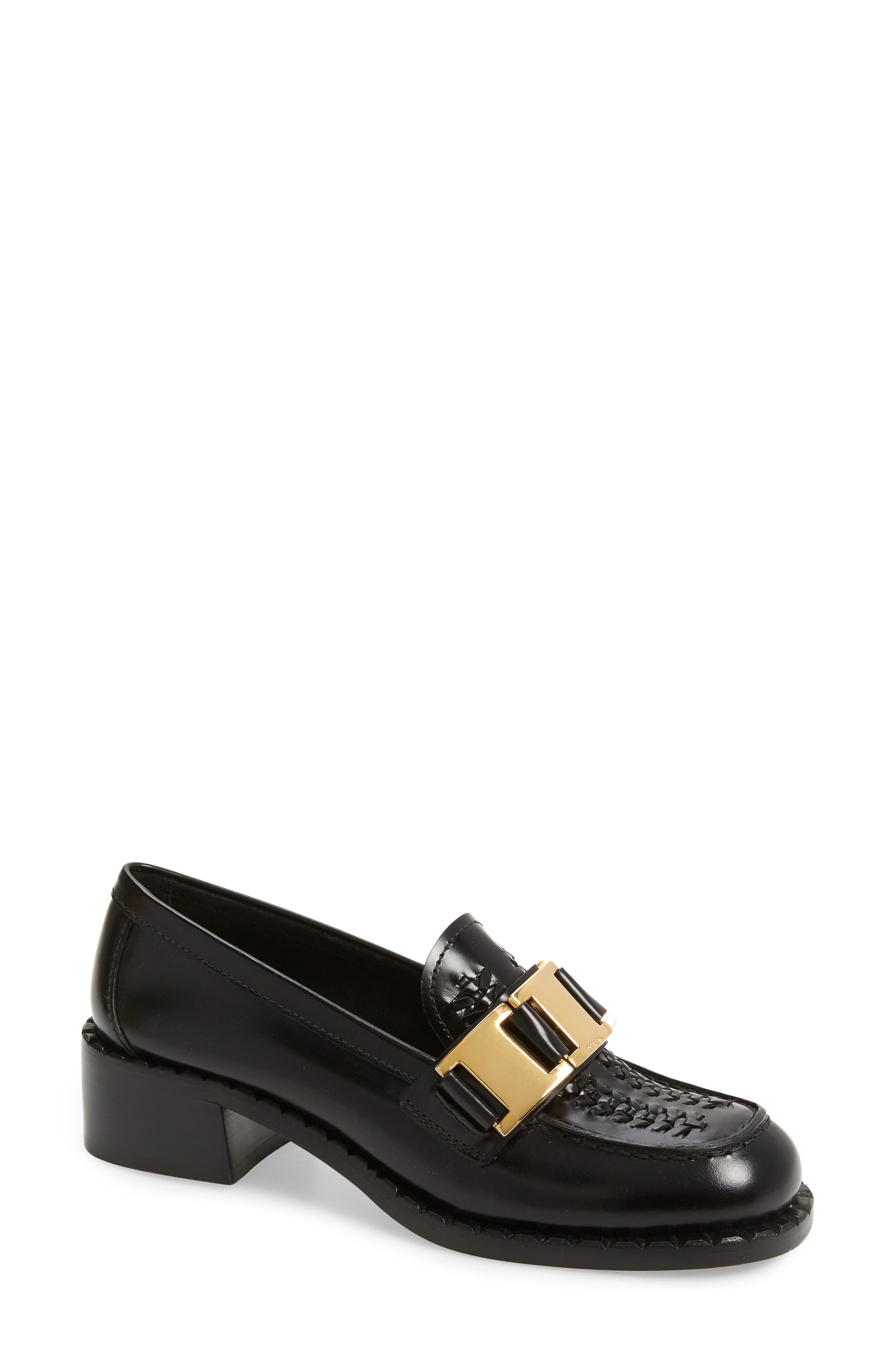 Prada Chain Loafer, Main, color, 