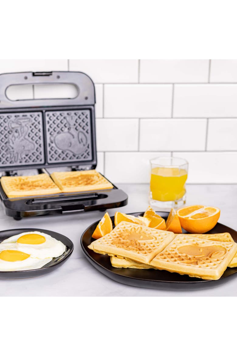 Peanuts Snoopy & Woodstock Double-Square Waffle Maker, Alternate, color, None