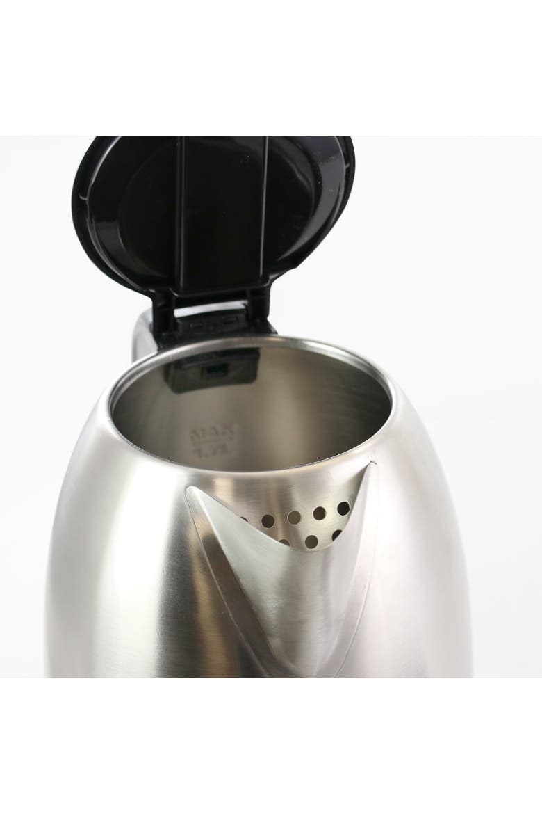 1.7 L Cordless Stainless Steel Electric Tea Kettle, Alternate, color, Silver