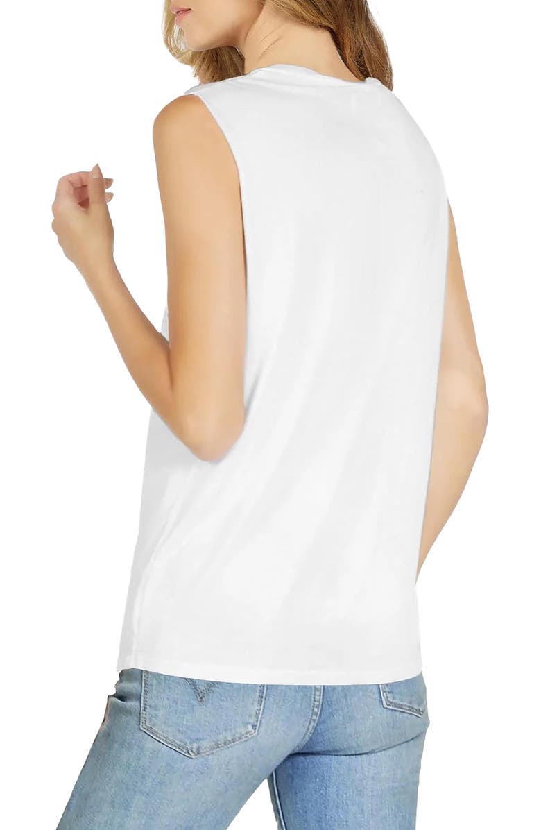 Lauren Moshi KEL- LRG Vintage Shark Tee, Alternate, color, White