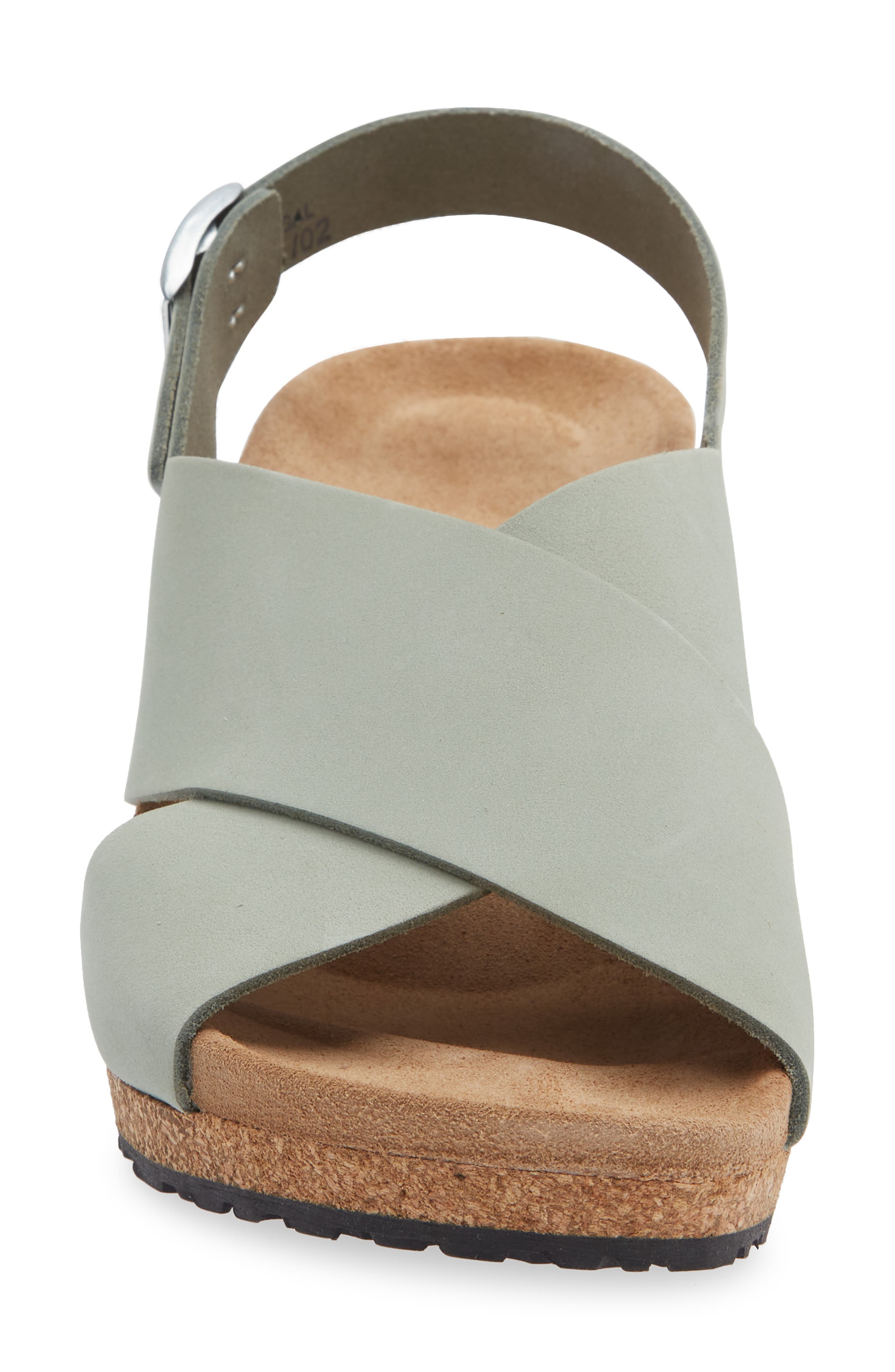 Birkenstock Papillio by Birkenstock Samira Slingback Sandal, Alternate, color, Pure Sage Nubuck