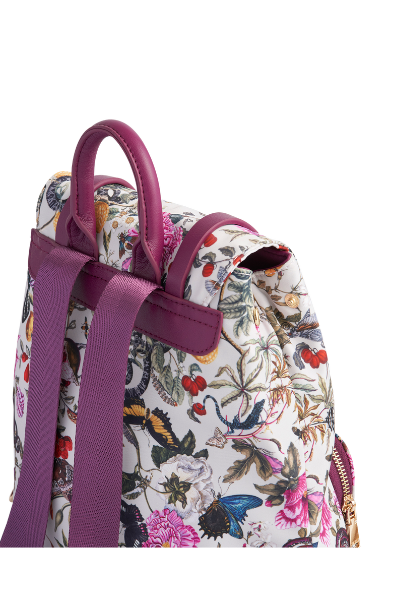 Fable England Floral Engravings Small Backpack, Alternate, color, Purple