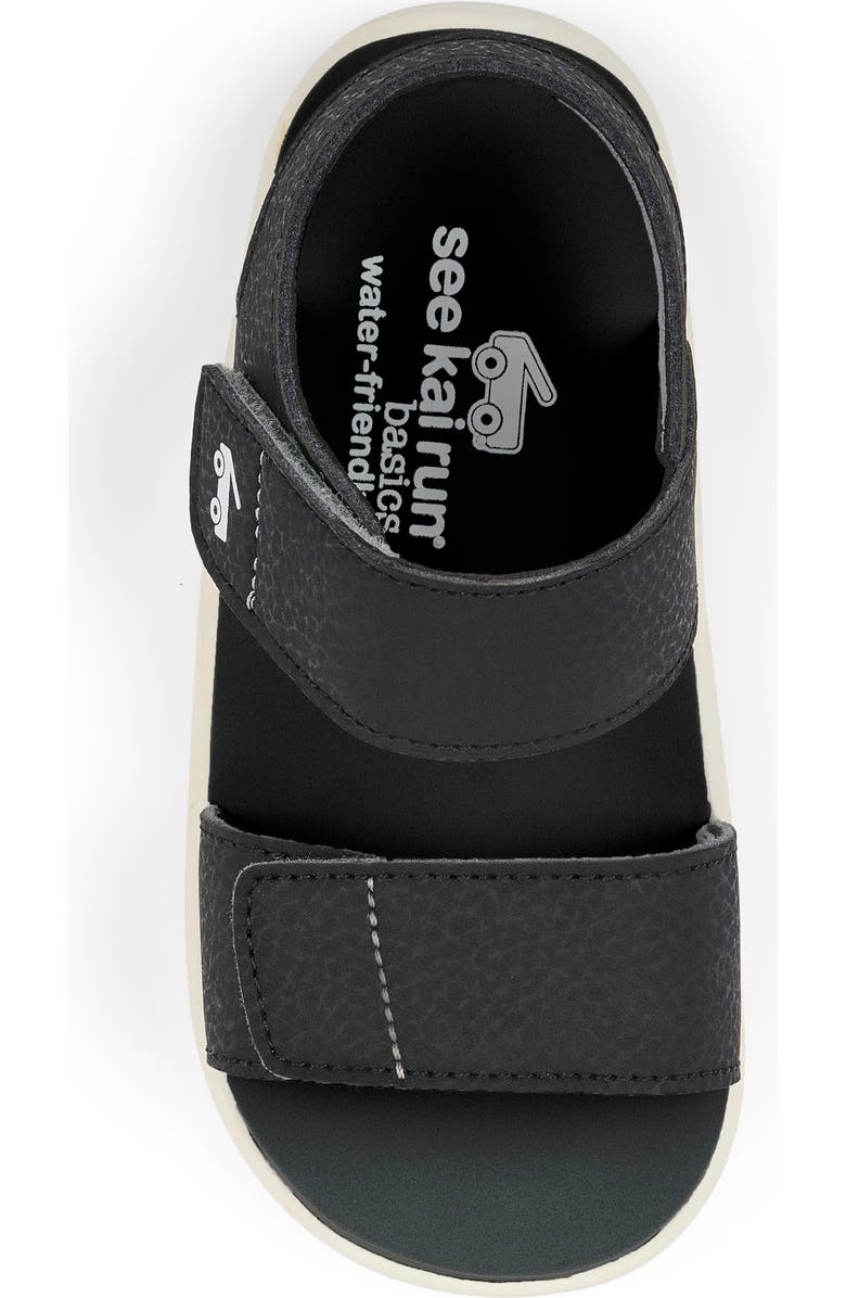 See Kai Run Kids' Jaylen Sandal, Alternate, color, Black White