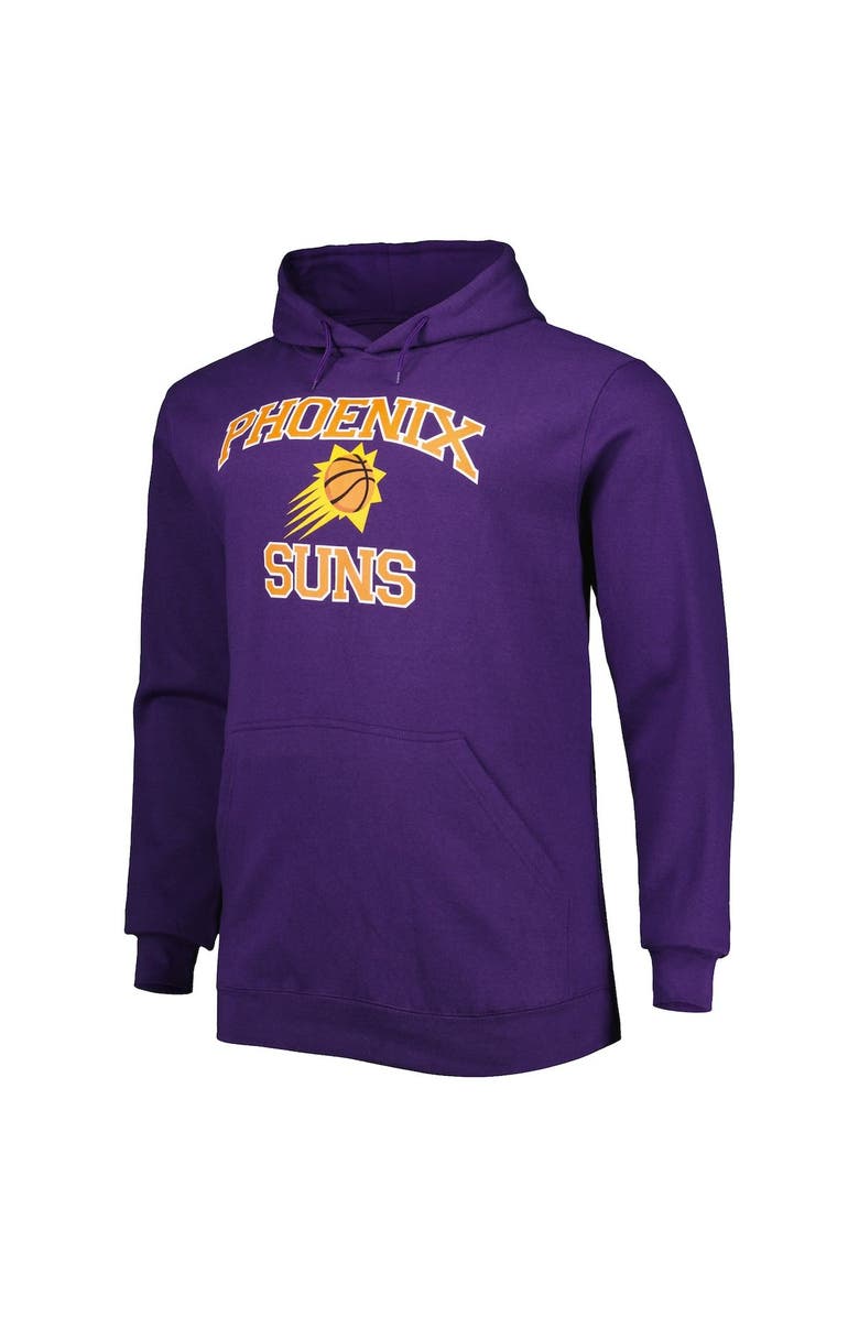 PROFILE Men's Purple Phoenix Suns Big & Tall Heart & Soul Pullover Hoodie, Alternate, color, Purple