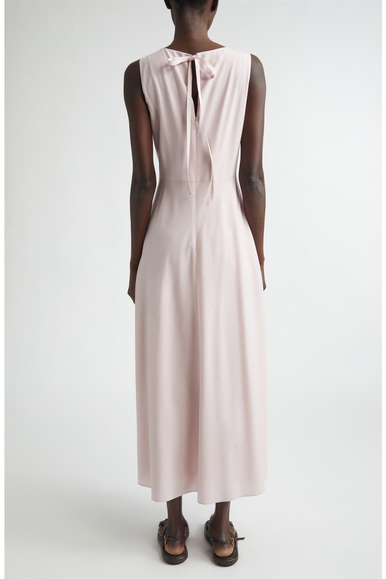 Sleeveless Tropical Wool Blend Midi Dress, Alternate, color, CHERRY BLOSSOM