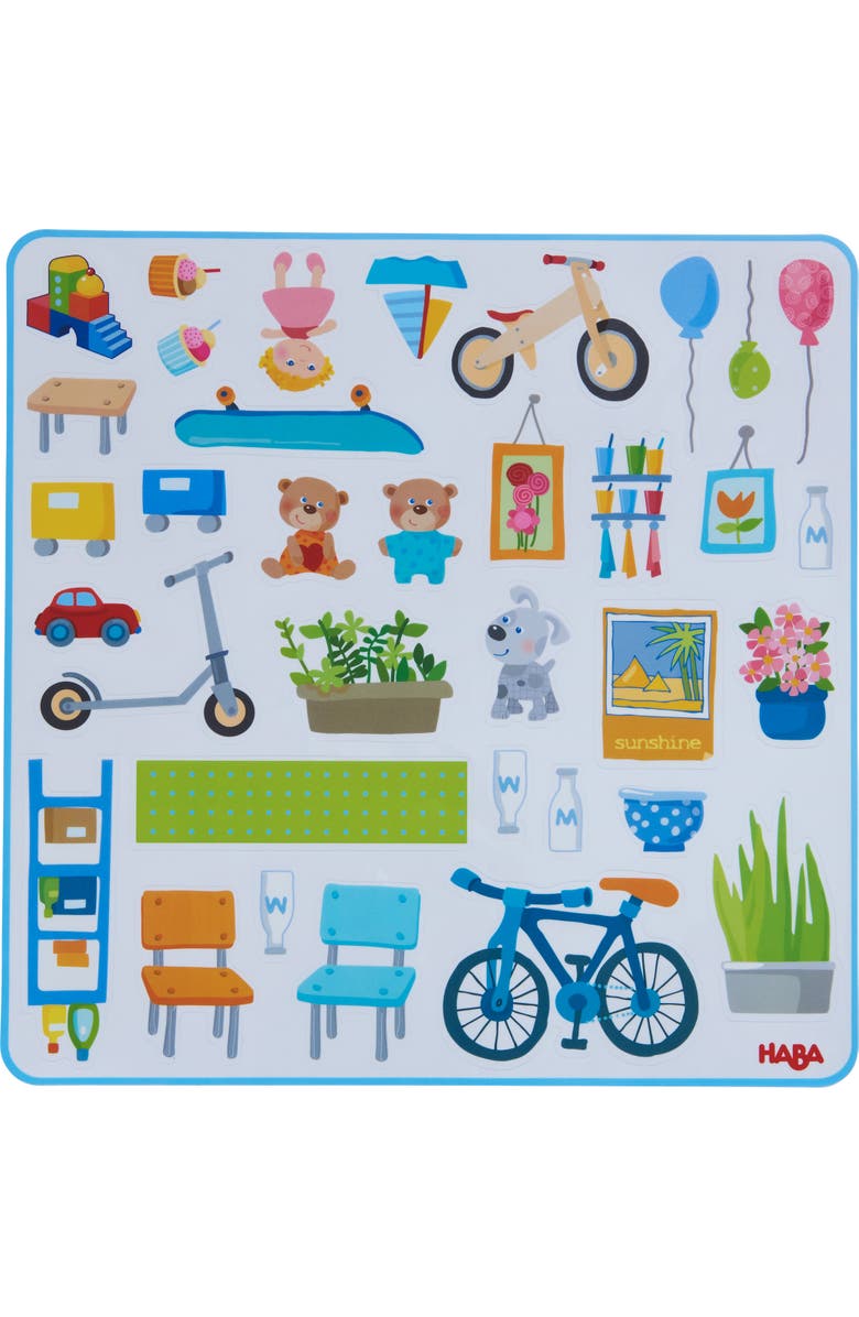 HABA Little Friends Town Villa Removal Decals, Alternate, color, Multi
