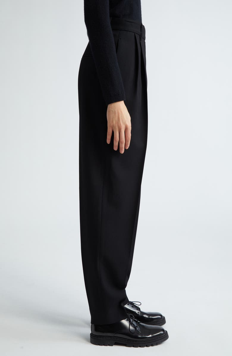 PARTOW Bacall Virgin Wool Pants, Alternate, color, Black