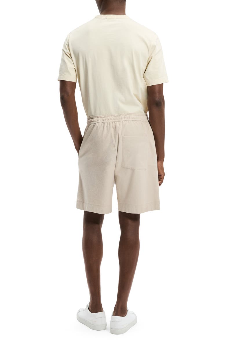 Theory Cotton Terry Cloth Drawstring Shorts, Alternate, color,
