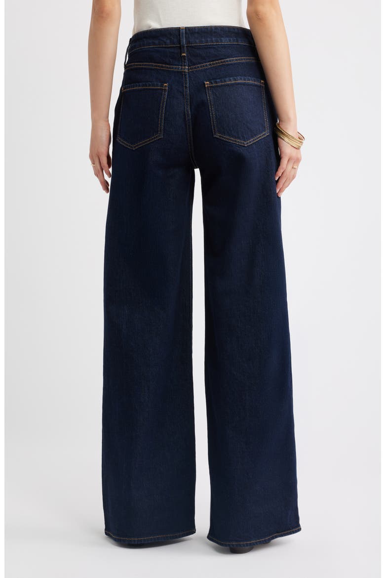 High Rise Wide Leg Jeans, Alternate, color, TRUE INDIGO WASH