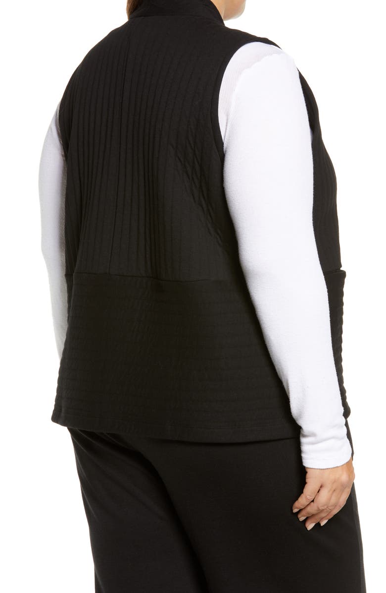 Eileen Fisher Rib Organic Cotton Vest, Alternate, color, 