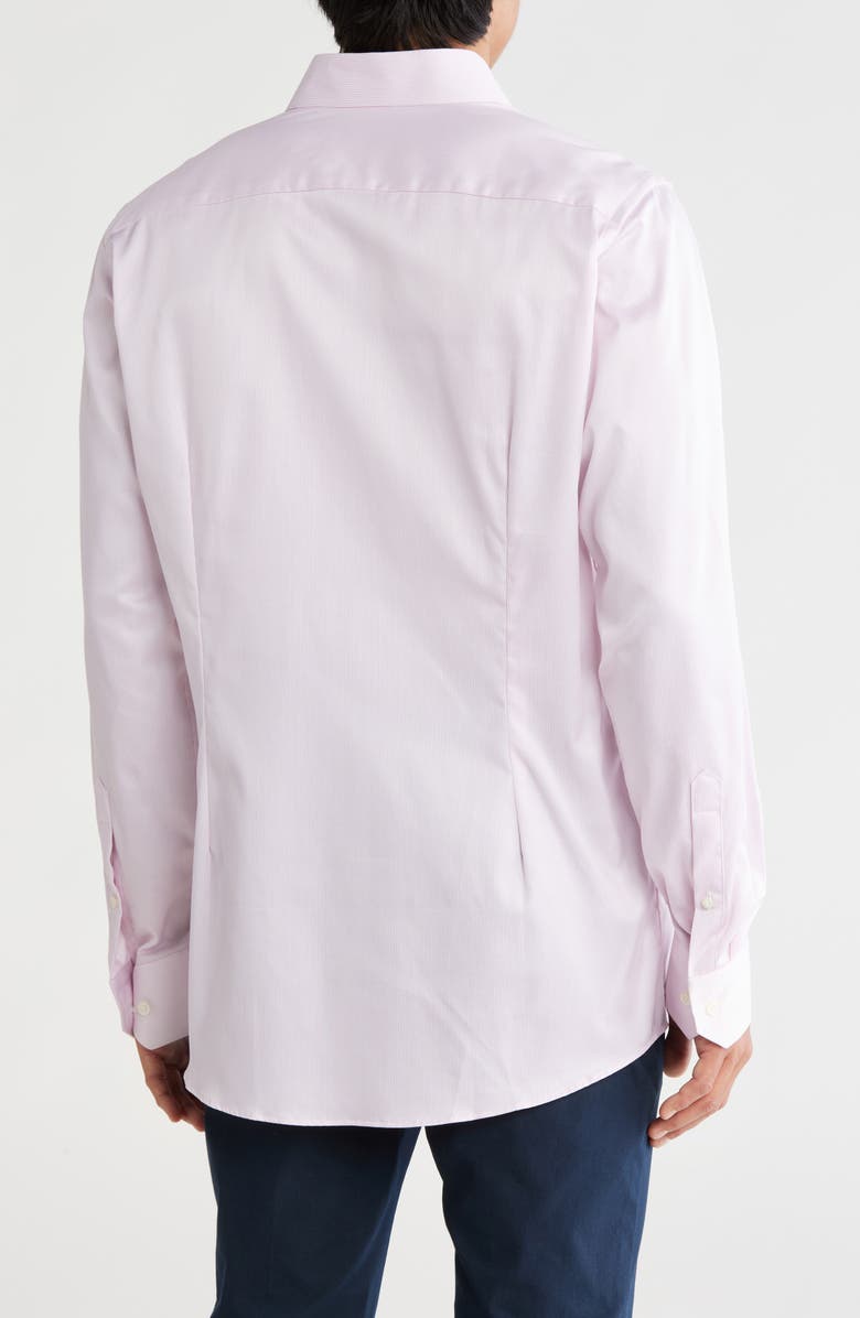 Eton Contemporary Fit Stripe Twill Dress Shirt, Alternate, color,