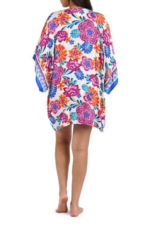 La Blanca Paradiso Open Front Cover-up Tunic In White
