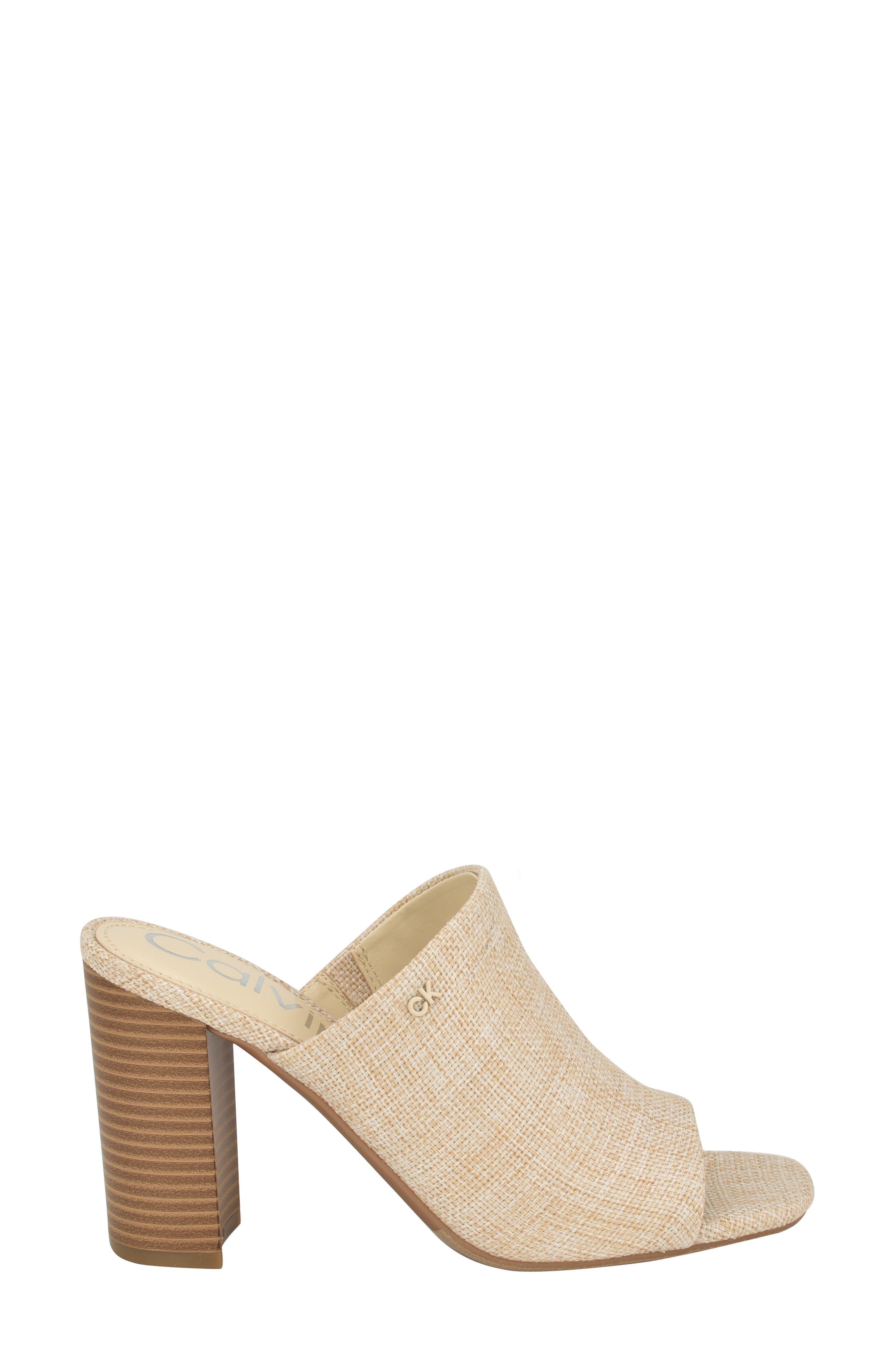 Jotie Heeled Mule, Alternate, color, LIGHT NATURAL