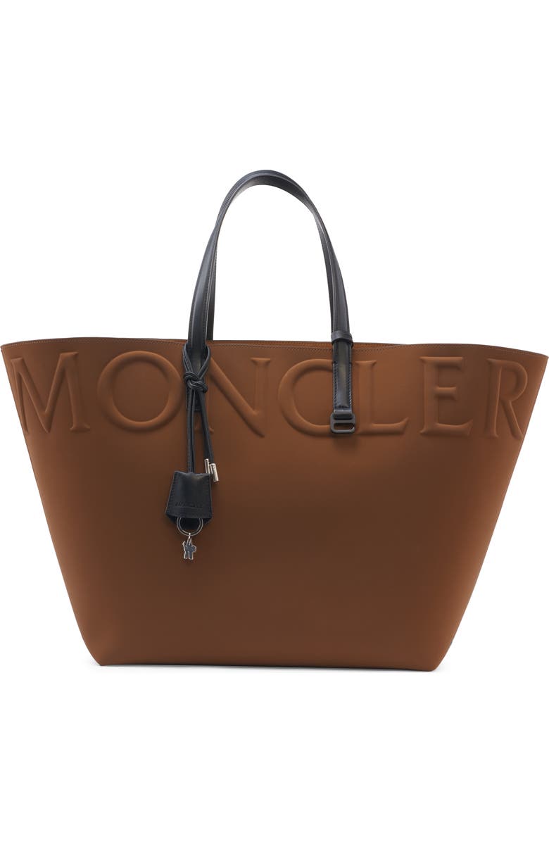 Moncler Large Very Tote, Main, color, Brown