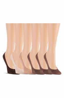 Laundry by Shelli Segal 6-Pack Assorted Ballet Cut Liner Socks