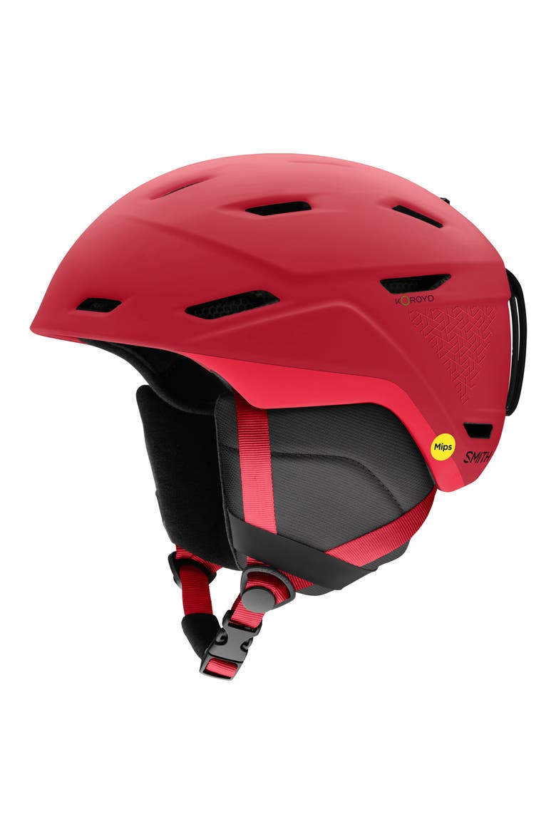 Mission MIPS Snow Helmet, Main, color, MATTE CRIMSON GEO