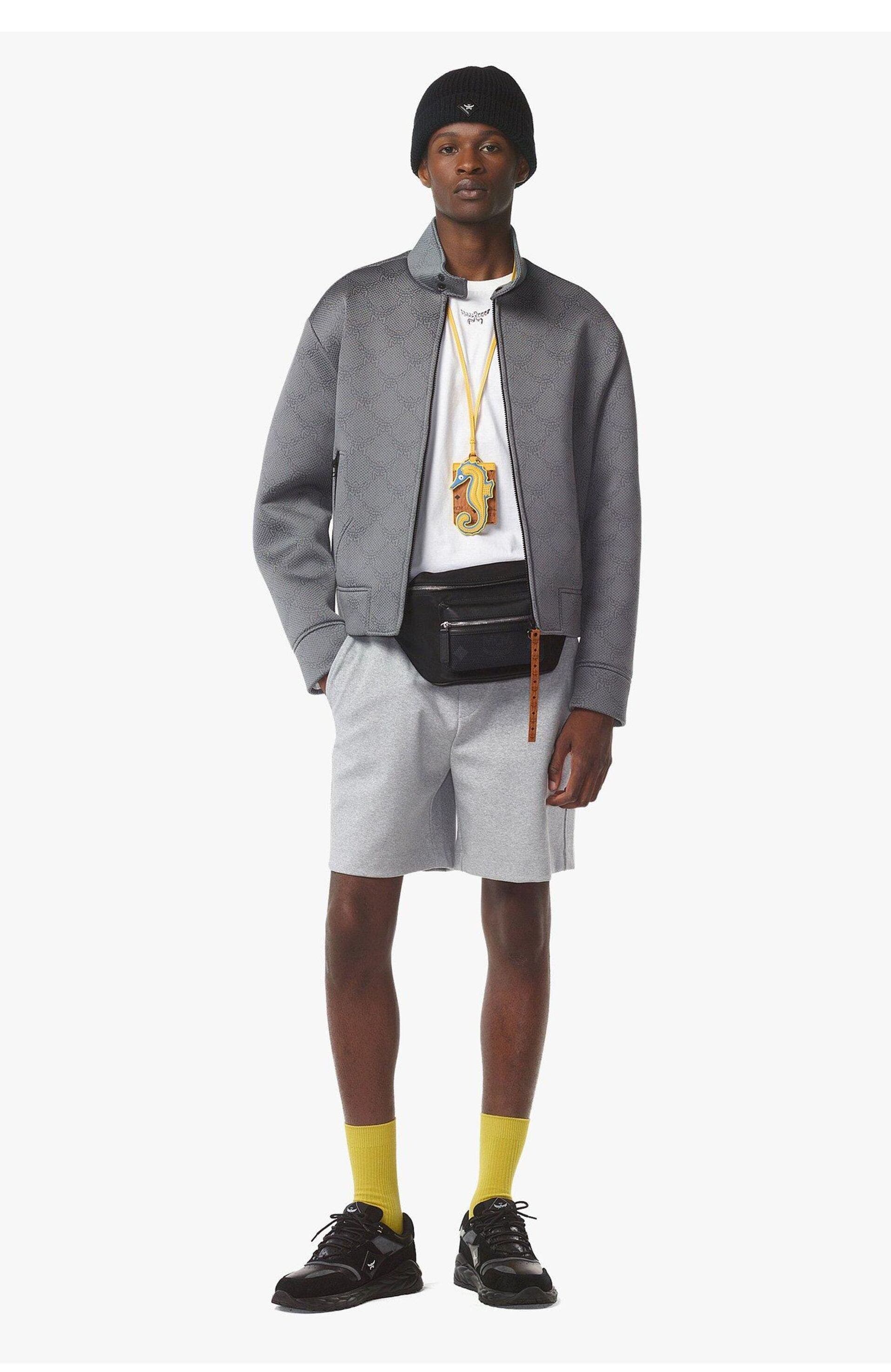 MCM Fursten Belt Bag in Recycled Nylon, Alternate, color, 