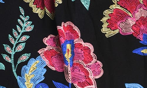 La Blanca Midnight V-neck Cover-up Dress In Multi