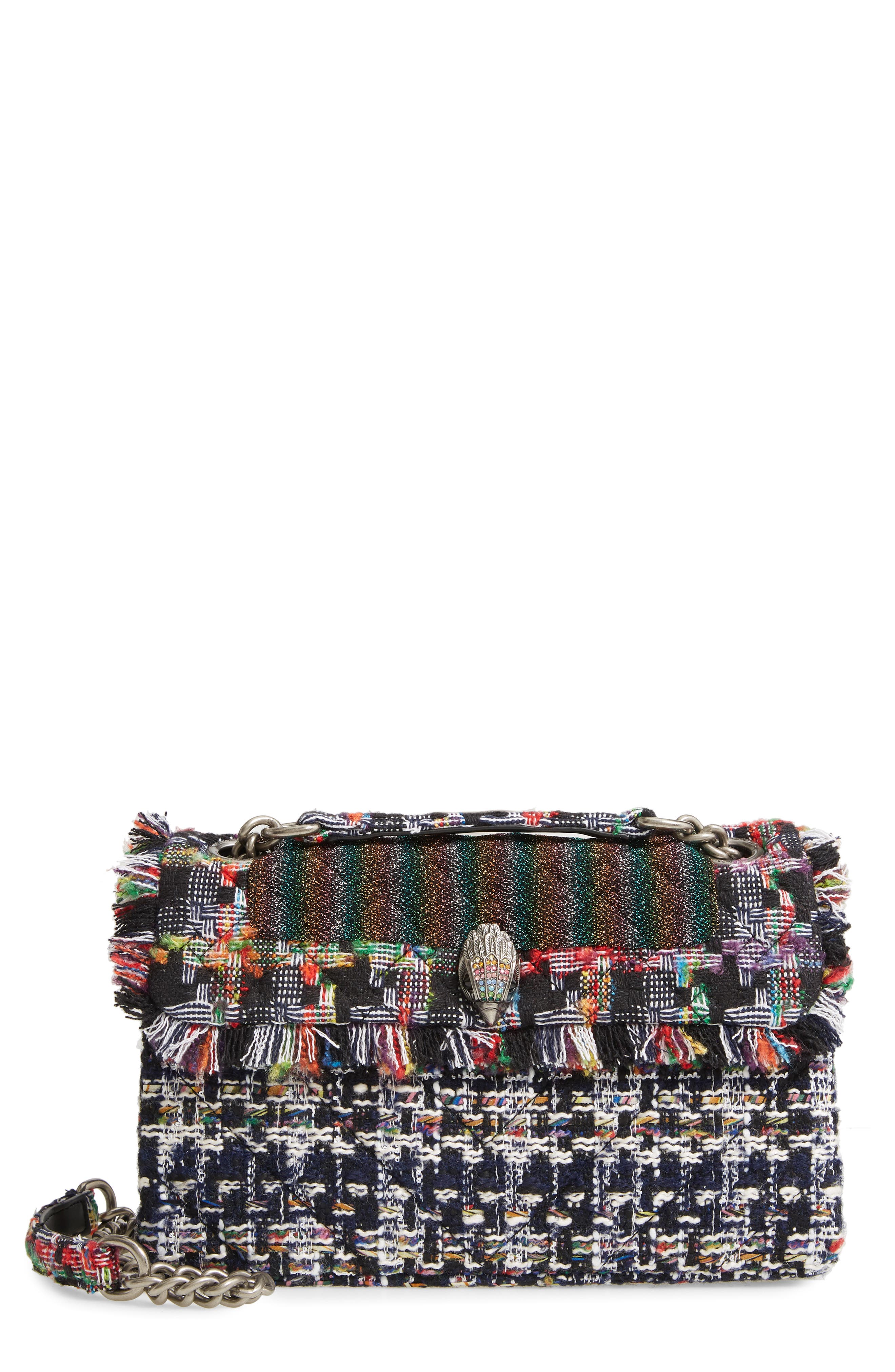 Kensington Tweed Crossbody Bag, Main, color, MULTI