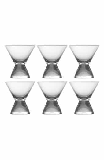 Fortessa After Hours Set of 6 Martini Glasses
