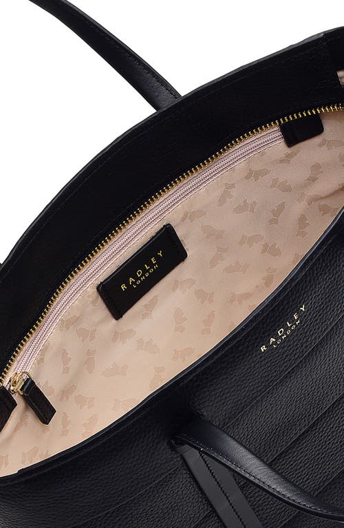 Radley Farringdon Medium Leather Tote Bag In Black