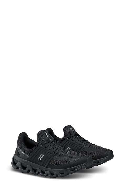 Black running trainers online