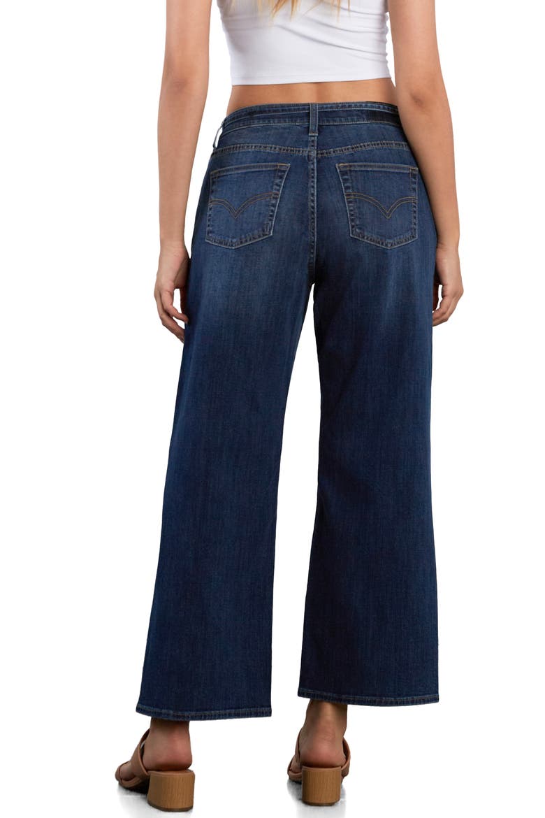 Loop Me In Drawstring Crop Wide Leg Jeans, Alternate, color, FLAME BLUE