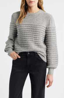 Treasure & Bond Scalloped Crewneck Sweater