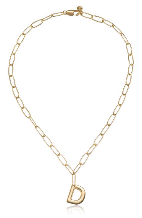 Initial Pendant Necklace
