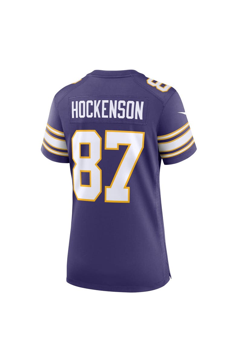 Nike Women's Nike T.J. Hockenson Purple Minnesota Vikings Player Jersey, Alternate, color, Purple