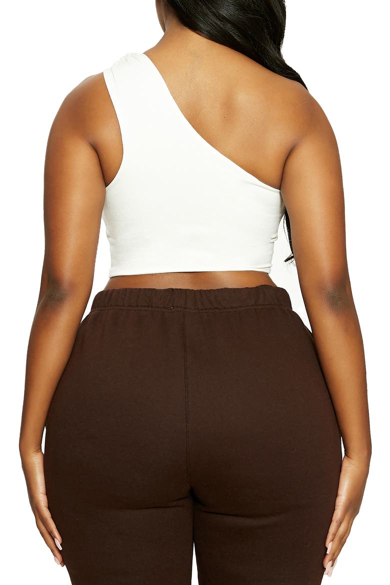 LORI FRONT CUT OUT ONE SHOULDE, Alternate, color, WHITE