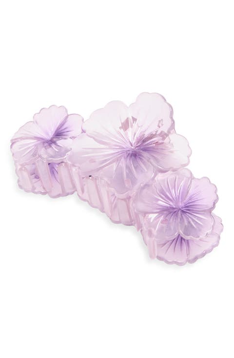 Triple Flower Claw Clip