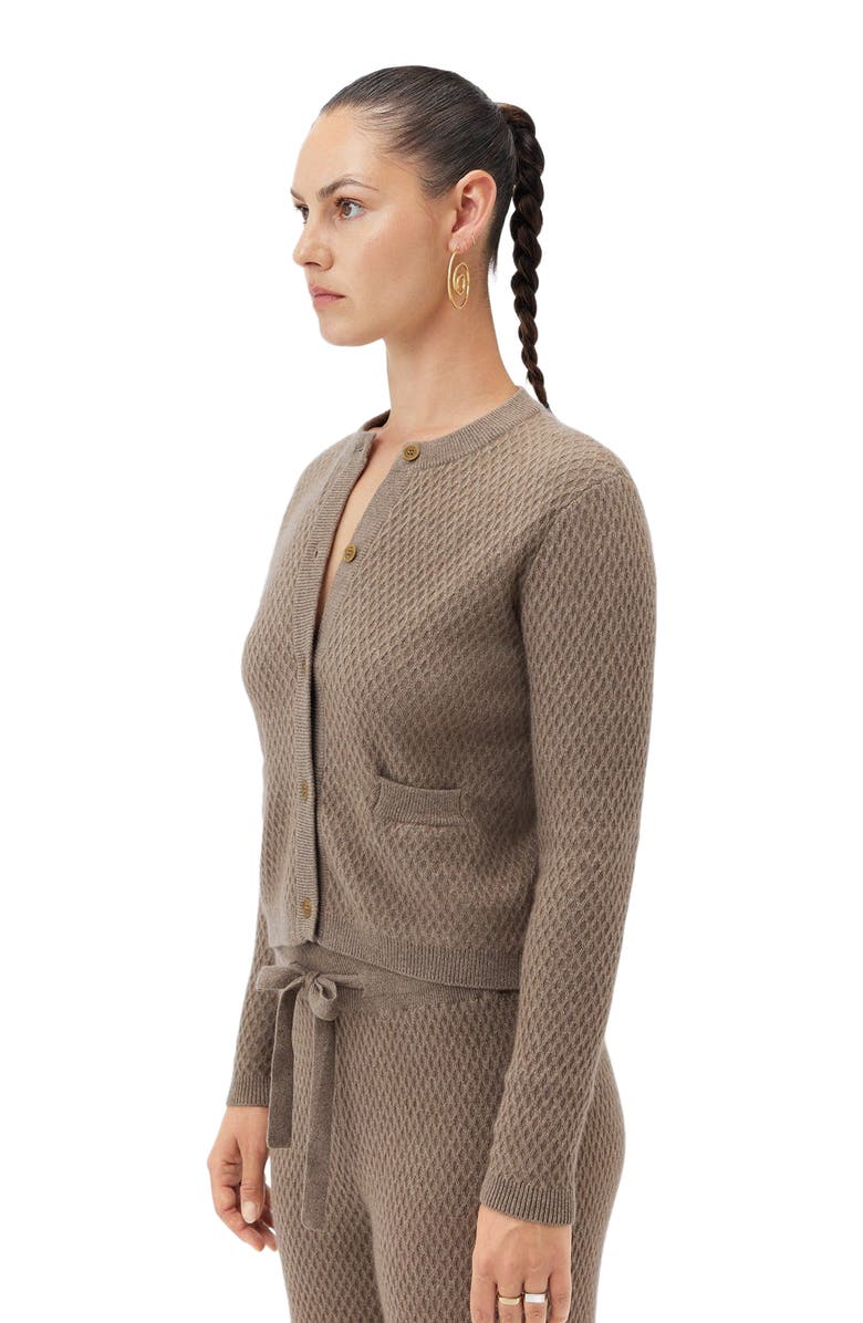 GOBI Mongolian Cashmere Buttoned Cashmere Cardigan, Alternate, color, 