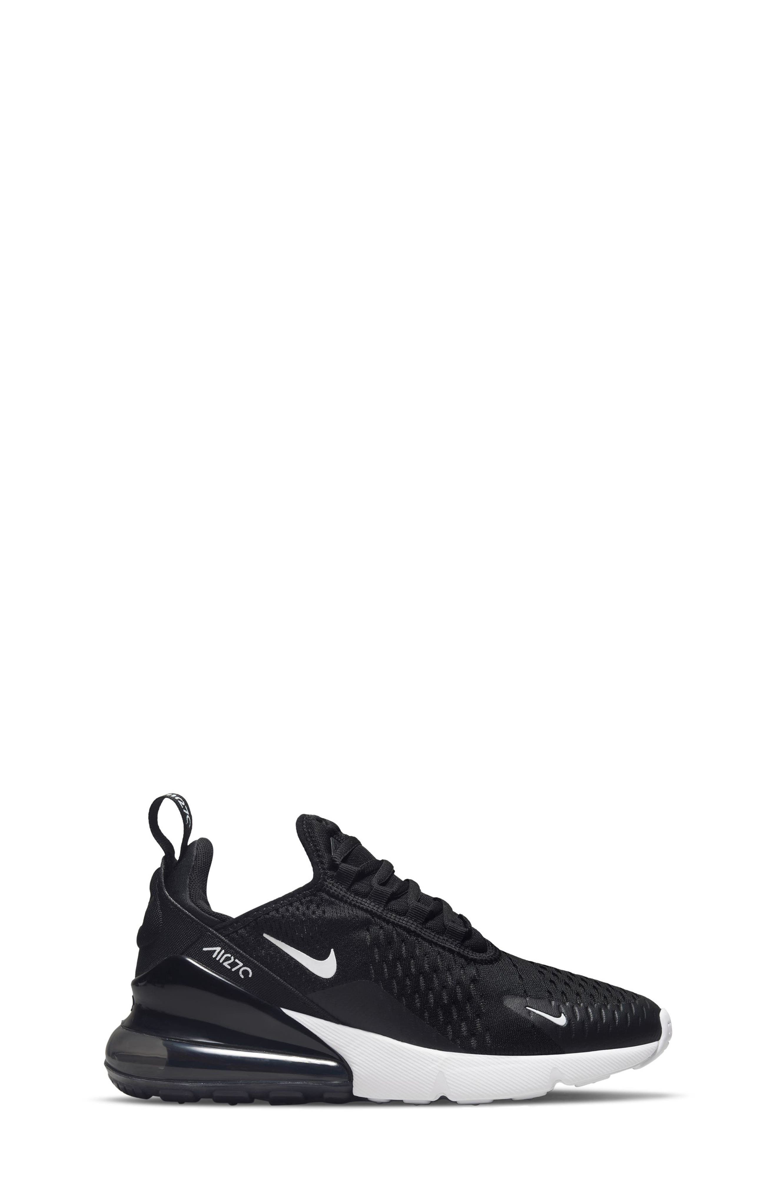 Nike Kids' Air Max 270 Sneaker, Alternate, color, 001 Black/White