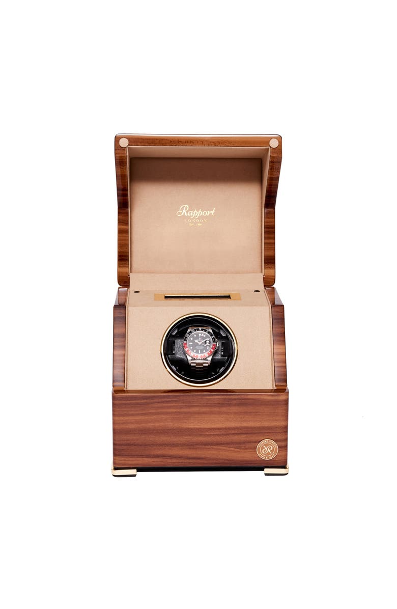 Rapport London PERPETUA SINGLE WATCH WINDER, Main, color, Walnut