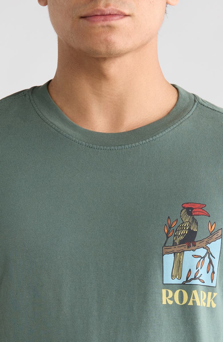 Roark Enjoy Cotton Graphic T-Shirt, Alternate, color, Slate Green