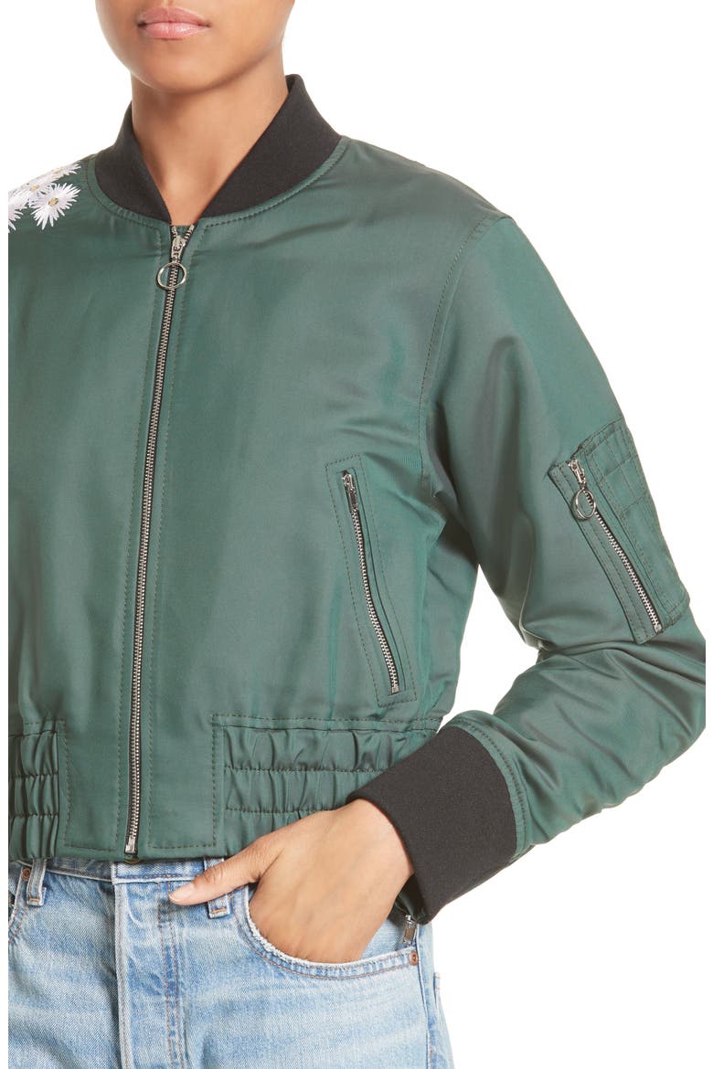 Ancel Bomber Jacket, Alternate, color, MILITARY
