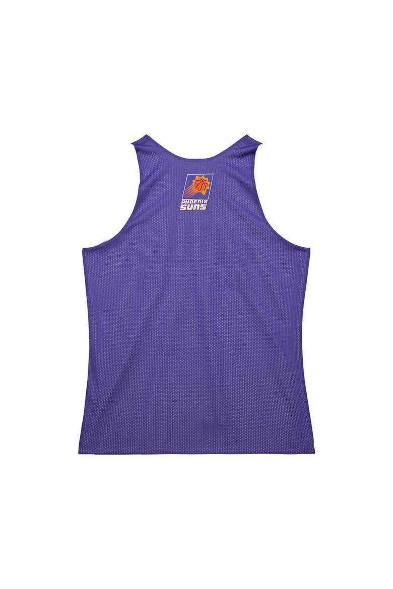 Men's Mitchell & Ness Purple/White Phoenix Suns Hardwood Classics Reversible Mesh Practice Jersey, Alternate, color, Purple