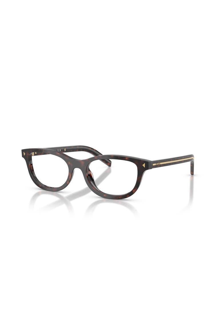 50mm Oval optical glasses, Main, color, Tortoise